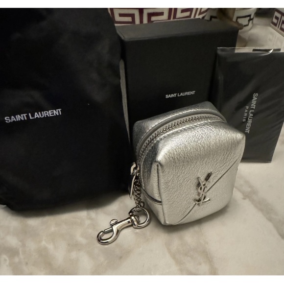 Yves Saint Laurent Silver Baby Bag - Picture 10 of 10